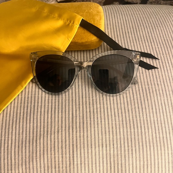 Gucci Sunglasses with Bright Yellow Case